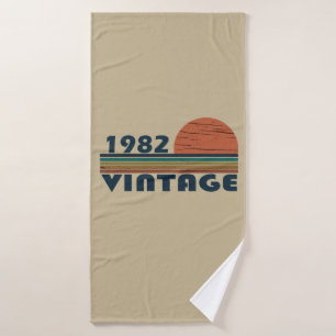 Geboren in 1982 verjaardagscadeau badhanddoek
