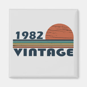 Geboren in 1982 verjaardagscadeau magneet