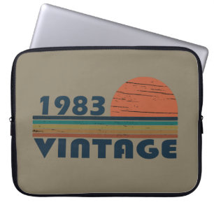 Geboren in 1983 op  verjaardag laptop sleeve