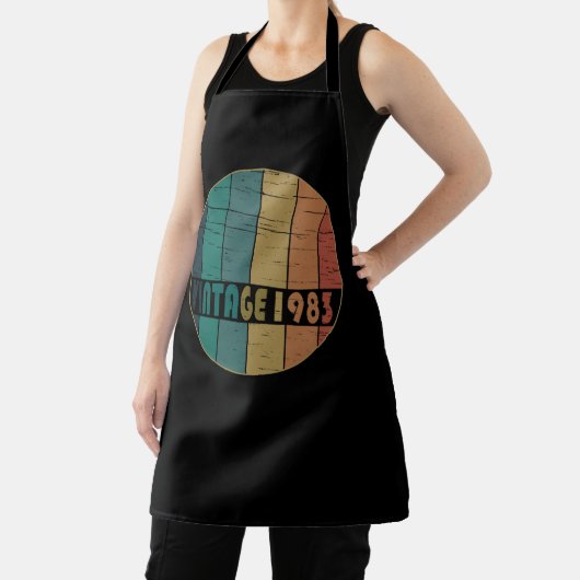 Geboren in 1983 op verjaardag schort (Insitu)