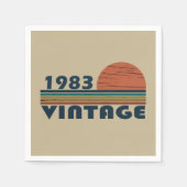 Geboren in 1983 op verjaardag servet (Voorkant)