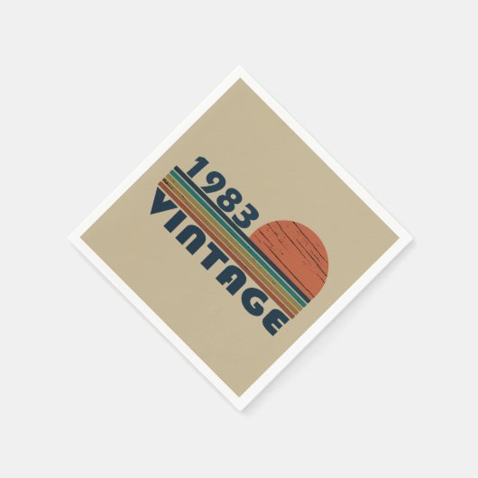 Geboren in 1983 op verjaardag servet (Hoek)