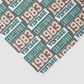 Geboren in 1983 tissuepapier (Detail)