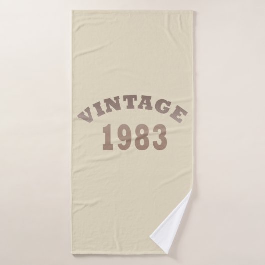 Geboren in 1983  verjaardagscadeau badhanddoek (Badhanddoek)