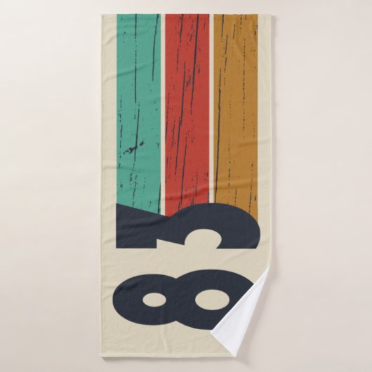 Geboren in 1983 verjaardagscadeau badhanddoek (Badhanddoek)