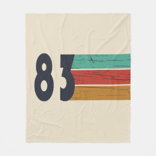 Geboren in 1983  verjaardagscadeau fleece deken