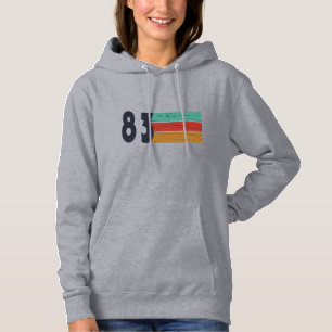 Geboren in 1983 verjaardagscadeau hoodie