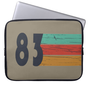 Geboren in 1983 verjaardagscadeau laptop sleeve