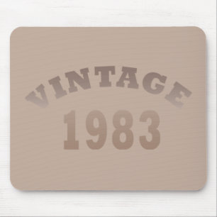 Geboren in 1983  verjaardagscadeau muismat