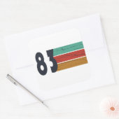 Geboren in 1983 verjaardagscadeau vierkante sticker (Envelop)