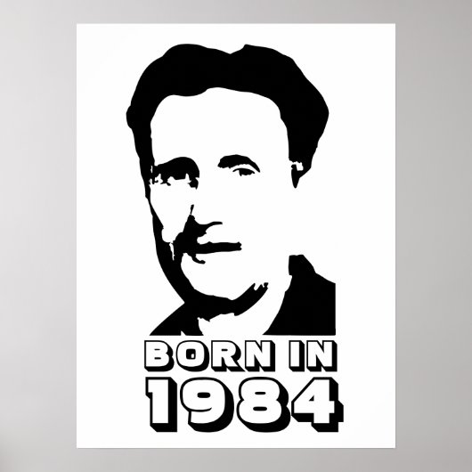 Geboren in 1984 (George Orwell) Poster (Voorkant)