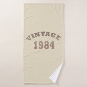 Geboren in 1984 op  verjaardag badhanddoek