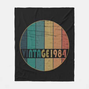 Geboren in 1984 op verjaardag fleece deken