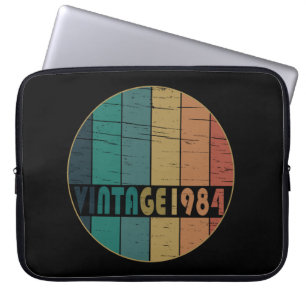 Geboren in 1984 op verjaardag laptop sleeve