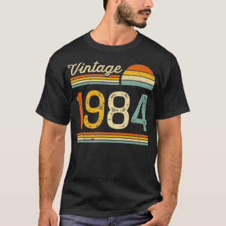 Geboren in 1984 Retro Verjaardag T-shirt