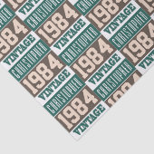 Geboren in 1984 tissuepapier (Detail)