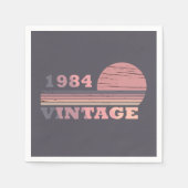 geboren in 1984  verjaardag servet (Voorkant)