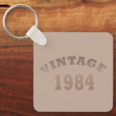 geboren in 1984 verjaardag sleutelhanger (Voorkant)