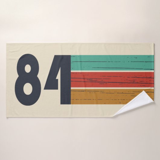 Geboren in 1984  verjaardagscadeau badhanddoek (Badhanddoek)