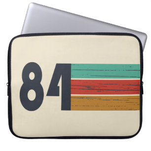 Geboren in 1984 verjaardagscadeau laptop sleeve