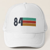 Geboren in 1984 verjaardagscadeau trucker pet (Voorkant)