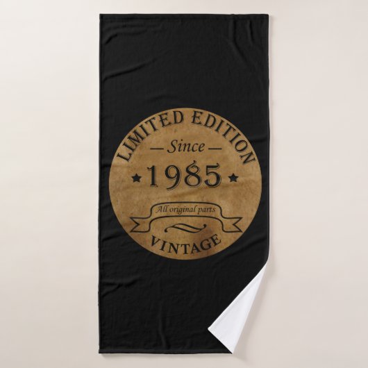 Geboren in 1985  40ste verjaardagscadeau badhanddoek (Badhanddoek)