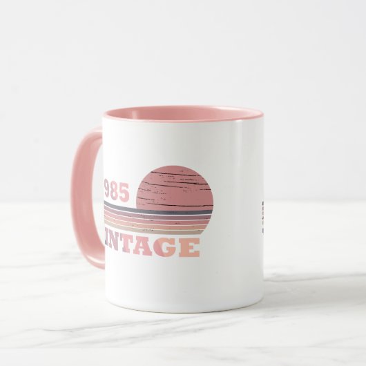 Geboren in 1985  40ste verjaardagscadeau mok (Voorkant links)