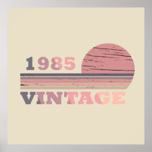 Geboren in 1985 40ste verjaardagscadeau poster