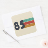 Geboren in 1985 40ste verjaardagscadeau vierkante sticker (Envelop)