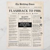 Geboren in 1986 Fun Newspaper (Voorkant)