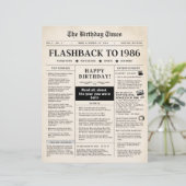 Geboren in 1986 Fun Newspaper (Staand voorkant)