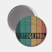 geboren in 1986 verjaardag magneet (Voorkant / Achterkant)