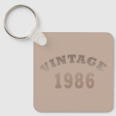 Geboren in 1986  verjaardagscadeau sleutelhanger (Voorkant)