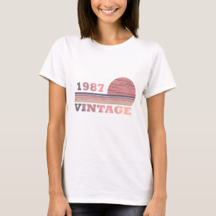 geboren in 1987 verjaardag t-shirt