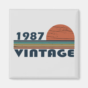 Geboren in 1987 verjaardagscadeau magneet