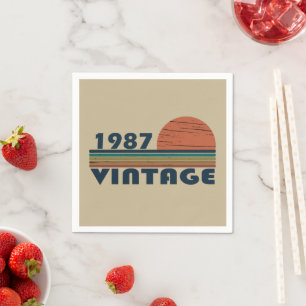 Geboren in 1987 verjaardagsfeest servet