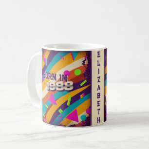 Geboren in 1988 Gepersonaliseerde mok - jaren 80 N