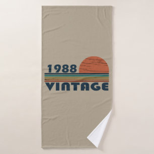 Geboren in 1988 verjaardagscadeau badhanddoek
