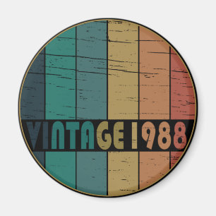 Geboren in 1988 verjaardagscadeau magneet