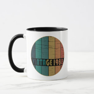 Geboren in 1988 vintage verjaardagscadeau mok
