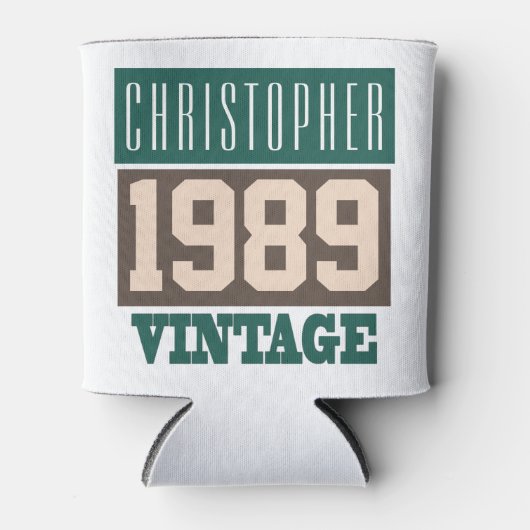 Geboren in 1989, speciaal geboortejaar blikjeskoeler (Voorkant)