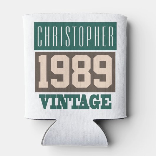 Geboren in 1989, speciaal geboortejaar blikjeskoeler (Achterkant)