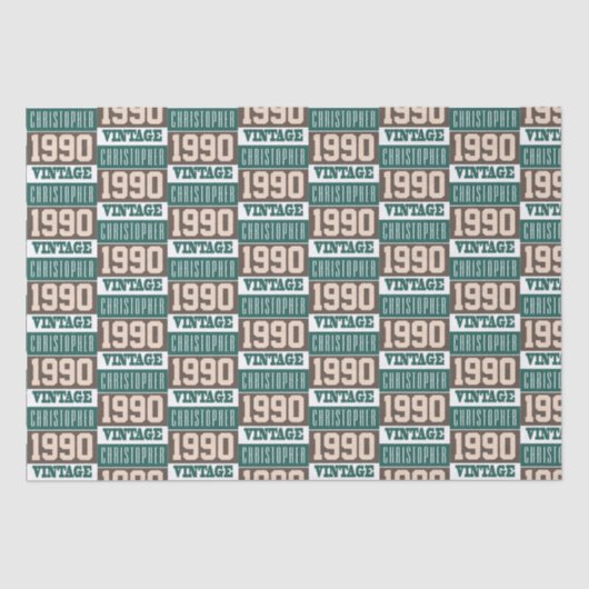 Geboren in 1990 met Christelijke naam Tissuepapier (Voorkant)