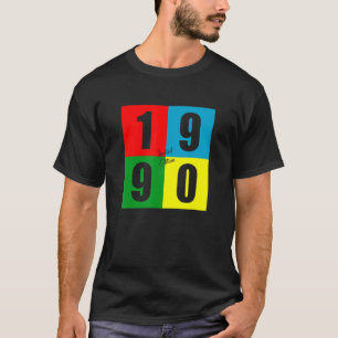 Geboren in 1990 Retro Vintage 32e geboortedag T-shirt