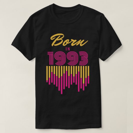 Geboren in 1993 t-shirt (Design voorkant)