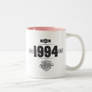 Geboren in 1994 (Donkere & lichte) Tweekleurige Koffiemok