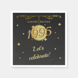 Geboren in 1995 30ste verjaardag feest decoratie z servet