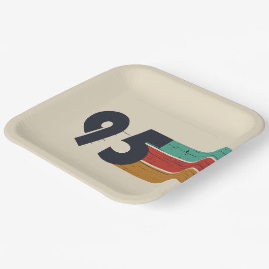 Geboren in 1995 30ste verjaardagscadeau papieren bordje (Gebogen)