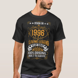 Geboren in 1996 De levende legende is zeer zeldzaa T-shirt