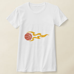 Geboren in Basketball gedwongen naar school te gaa T-shirt